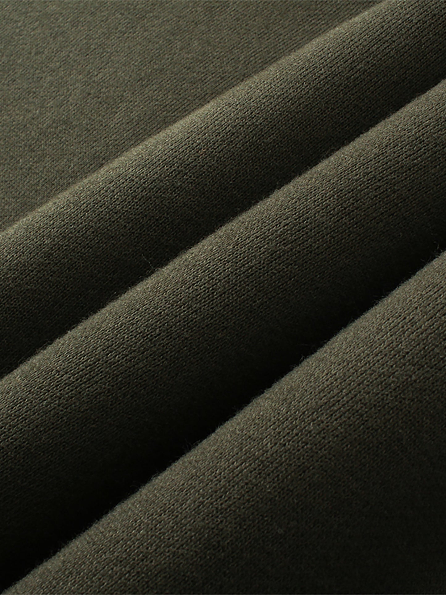Unisex Solid Color Fleece Straight Leg Pants