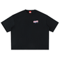 Washed Rolled Hem Half Sleeve T-Shirt